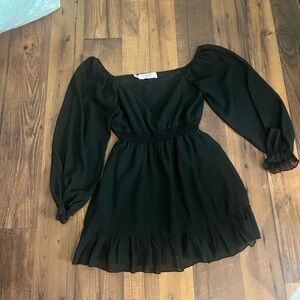 Elegant Black Women's Dress